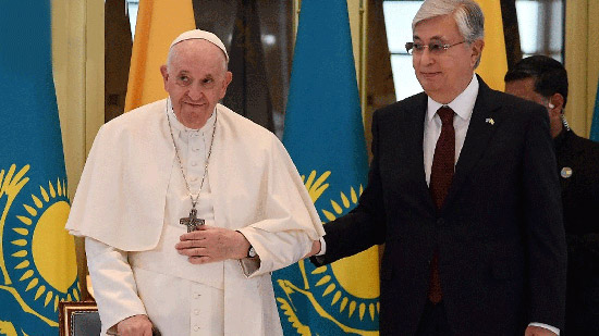 رئيس مجلس الشيوخ الكازاخستاني يشيد بزيارة البابا فرنسيس لبلاده