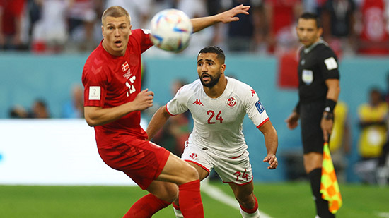 تونس تتعادل سلبيًا مع الدنمارك في مباراة مثيرة بـ كأس العالم