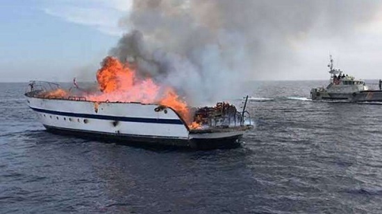  وزارة الخارجية تتابع حالة المصريين المصابين في حادث حريق سفينة بضائع أمام السواحل التركية