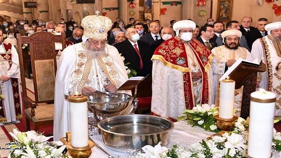  البابا تواضروس يترأس قداس عيد الغطاس بالكاتدرائية المرقسية الأربعاء المقبل