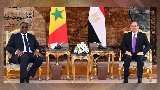  الرئيس السيسي يستعرض مع نظيره السنغالي الاستعدادات التحضيرية للقمة الإفريقية