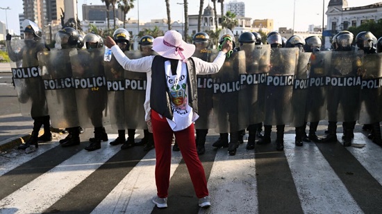 استمرار التظاهرات المطالبة باستقالة بولوارتي في البيرو