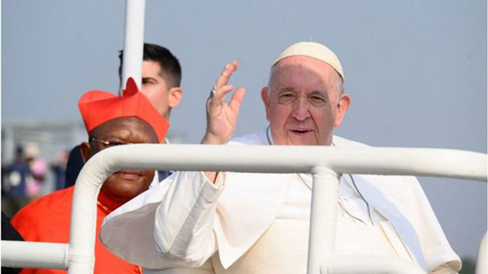 البابا فرنسيس من الكونغو