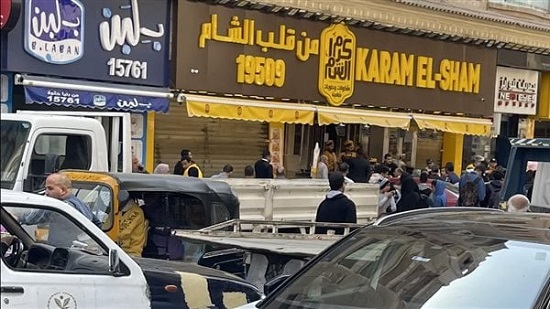 تشميع مطعم سوري شهير في حلوان