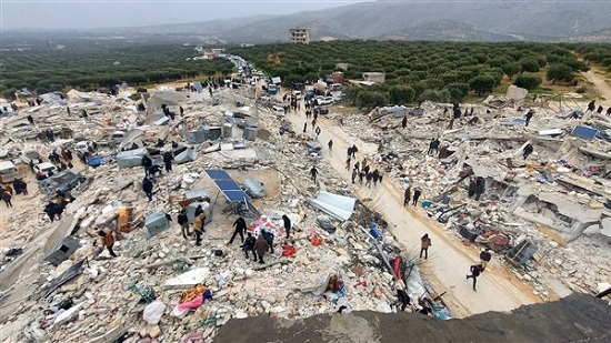  ضحايا الزلازل بسوريا