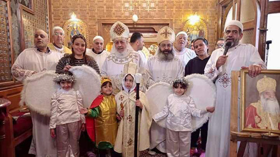حضانة مارمينا ببورسعيد تحتفل بعيد نياحة القديس البابا كيرلس السادس