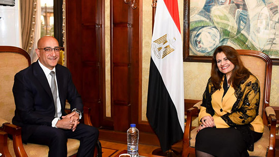 وزيرة الهجرة تستقبل مستثمرا مصريا بأمريكا 