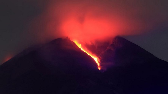انفجار بركان ميرابي