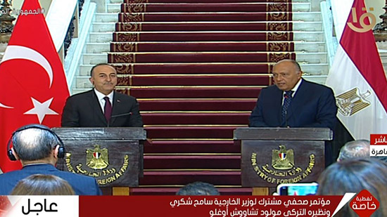 شكري: تطبيع العلاقات بين مصر وتركيا على كافة الأصعدة