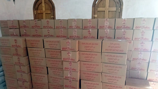 دعما لجهود الدولة المصرية.. أديرة بوش تتبرع بـ300 كرتونة مواد غذائية بمناسبة شهر رمضان 