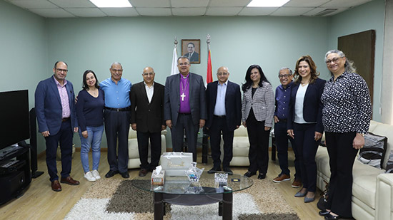 قيادات رابطة الإنجيليين بمصر تقدم التهنئة لرئيس الطائفة الإنجيلية 