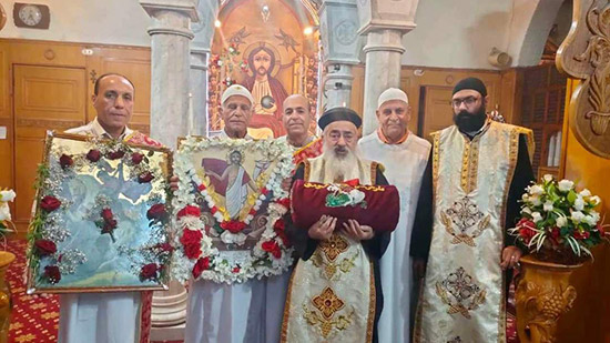 كنيسة مارجرجس بمدينة بورفؤاد تحتفل بعيد استشهاد شفيعها