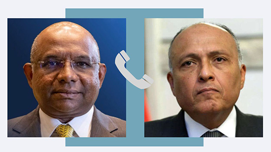 وزير الخارجية يناقش مع وزير خارجية المالديف أبرز ملفات العلاقات الثنائية