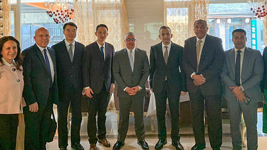 رئيس اقتصادية قناة السويس يلتقي رئيس صندوق التنمية الصيني الإفريقي