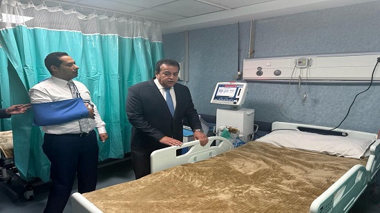  وزير الصحة يتفقد أعمال التطوير ورفع الكفاءة بمستشفى شرم الشيخ الدولي