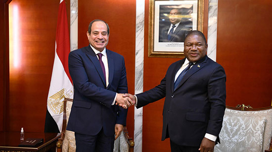 الرئيس السيسي ونظيره الموزمبيقي