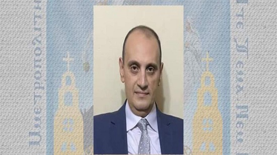مطرانية طما تودع الخادم وائل راغب عضو مجلس كنيسة الشهيد أبوفام