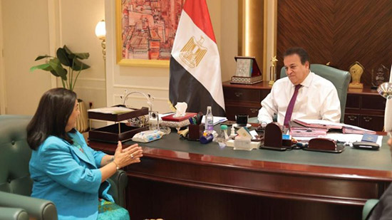وزير الصحة يستقبل ممثل منظمة الصحة العالمية لدى مصر
