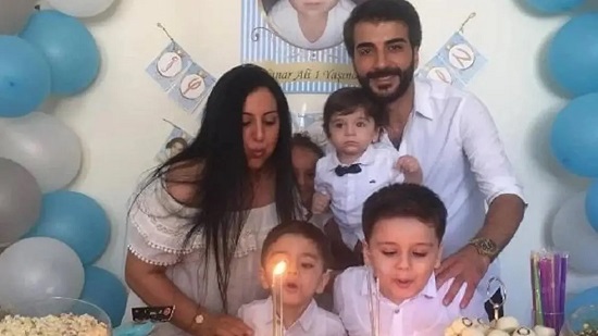 الجاني وزوجته وأولاده - وسائل الإعلام التركية