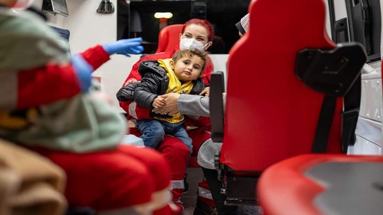  وصول المجموعة الرابعة من أطفال غزة المرضى والجرحى إلى إيطاليا