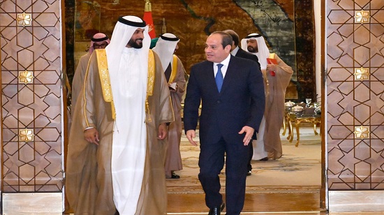 السيسي خلال مؤتمر مع ملك البحرين