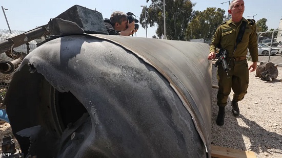 صاروخ باليستي سقط في إسرائيل