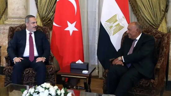 وزير خارجية تركيا: ناقشت مع سامح شكري زيارة الرئيس السيسي إلى أنقرة
