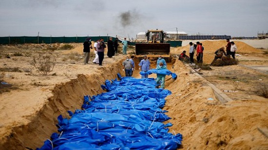  الأمم المتحدة تدعو إلى إجراء تحقيق دولي بشأن المقابر الجماعية المكتشفة في مجمعي الشفاء وناصر بقطاع غزة